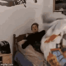getting out of bed GIF